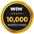 10000 Inpsections Badge